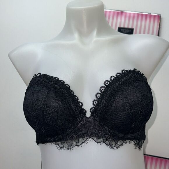 🔥VICTORIA SECRET strapless multiway PUSH-UP  BRA SET 32D// M  NEW - Picture 6 of 8